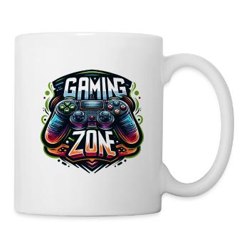 Gaming Zone - Controller Illustration - Tasse - Weiß - Rechts