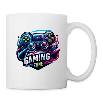 Gaming Zone - Controller Illustration - Tasse - Weiß - Rechts