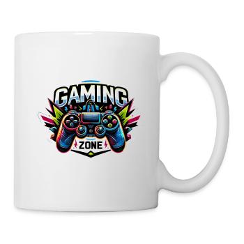 Gaming Zone - Controller Illustration - Tasse - Weiß - Rechts