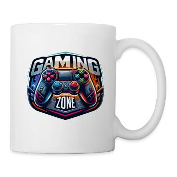Gaming Zone - Controller Illustration - Tasse - Weiß - Rechts