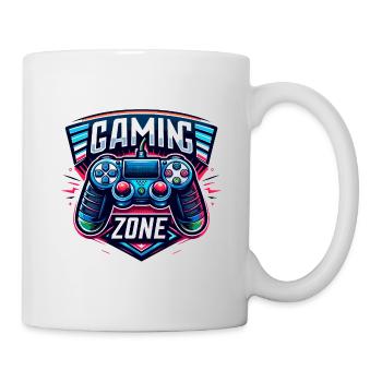 Gaming Zone - Controller Illustration - Tasse - Weiß - Rechts