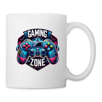 Gaming Zone - Controller Illustration - Tasse - Weiß - Rechts