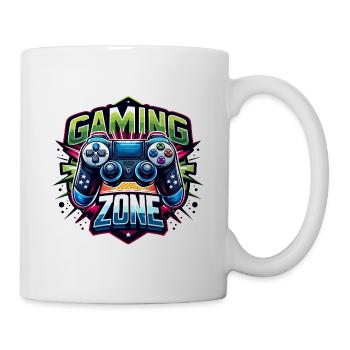 Gaming Zone - Controller Illustration - Tasse - Weiß - Rechts