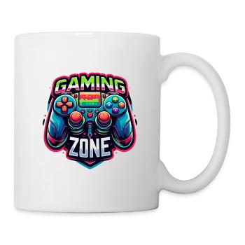 Gaming Zone - Controller Illustration - Tasse - Weiß - Rechts