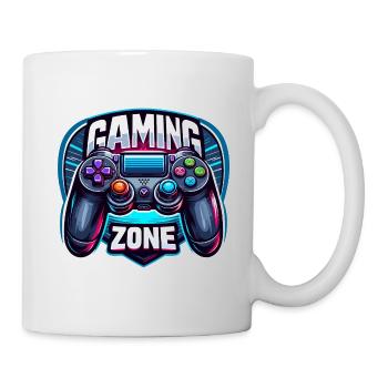 Gaming Zone - Controller Illustration - Tasse - Weiß - Rechts