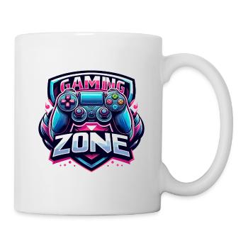 Gaming Zone - Controller Illustration - Tasse - Weiß - Rechts