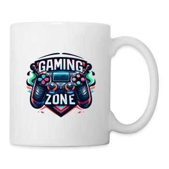 Gaming Zone - Controller Illustration - Tasse - Weiß - Rechts