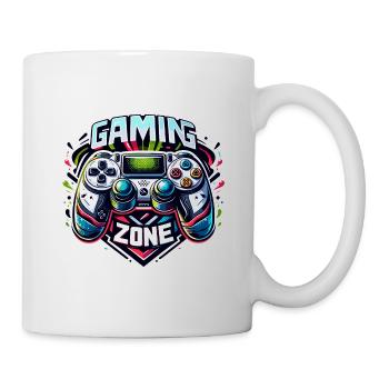 Gaming Zone - Controller Illustration - Tasse - Weiß - Rechts