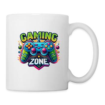Gaming Zone - Controller Illustration - Tasse - Weiß - Rechts