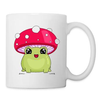 Frog and mushroom - Mug - white - Right