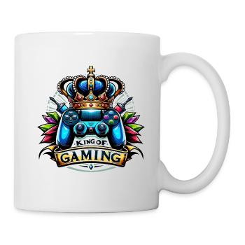 King of Gaming - Controller and Crown Illustration - Mug - white - Right