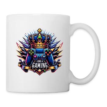 King of Gaming - Controller and Crown Illustration - Mug - white - Right