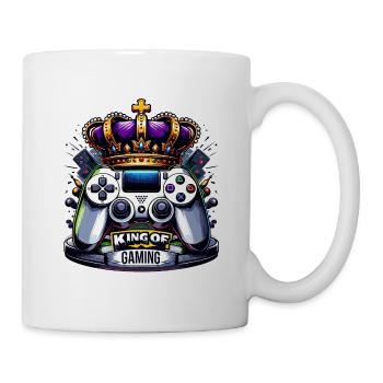King of Gaming - Controller and Crown Illustration - Mug - white - Right