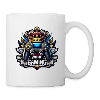 King of Gaming - Controller and Crown Illustration - Mug - white - Right