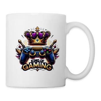 King of Gaming - Controller and Crown Illustration - Mug - white - Right