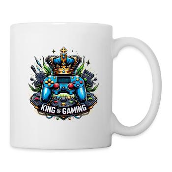 King of Gaming - Controller and Crown Illustration - Mug - white - Right