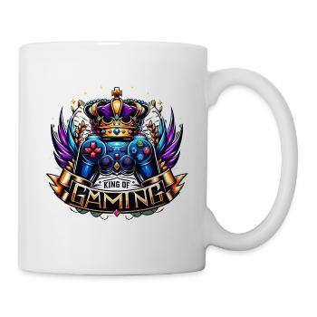 King of Gaming - Controller and Crown Illustration - Mug - white - Right