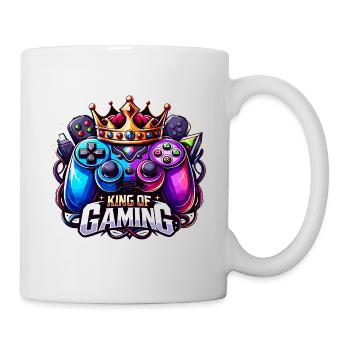 King of Gaming - Controller and Crown Illustration - Mug - white - Right