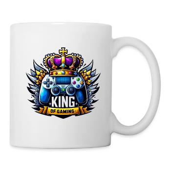 King of Gaming - Controller and Crown Illustration - Mug - white - Right