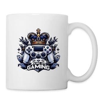 King of Gaming - Controller and Crown Illustration - Mug - white - Right