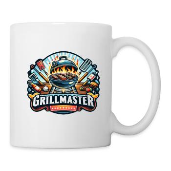 GrillMaster - Grill Illustration - Tasse - Weiß - Rechts