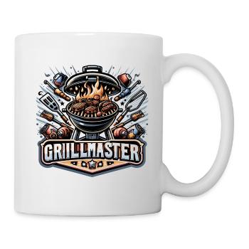 GrillMaster - Grill Illustration - Tasse - Weiß - Rechts