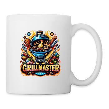 GrillMaster - Grill Illustration - Tasse - Weiß - Rechts
