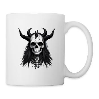 Skull with Horns Devil Skull - Mug - white - Right