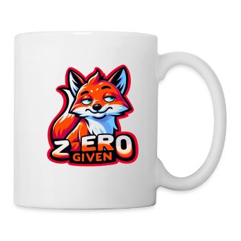 Zéro donné - Illustration de renard - Mug blanc - blanc - Droite