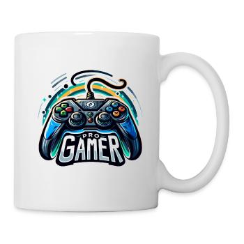 Pro Gamer - Controller Illustration - Tasse - Weiß - Rechts