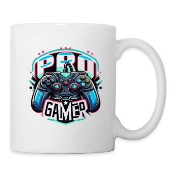 Pro Gamer - Controller Illustration - Tasse - Weiß - Rechts