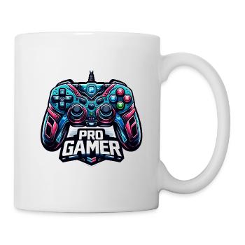 Pro Gamer - Controller Illustration - Tasse - Weiß - Rechts