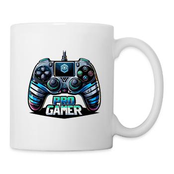 Pro Gamer - Controller Illustration - Tasse - Weiß - Rechts