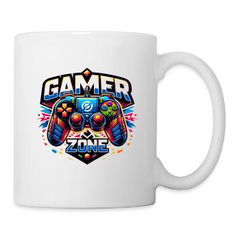Gamer Zone - Controller Illustration - Tasse - Weiß - Rechts