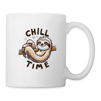 Chill Time - Sloth Illustration - Mug - white - Right