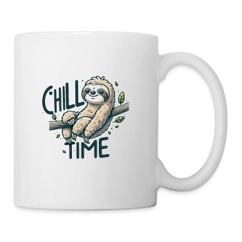 Chill Time - Sloth Illustration - Mug - white - Right
