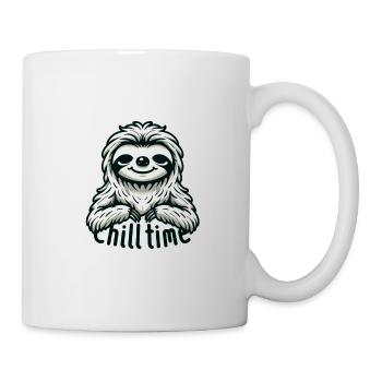 Chill Time - Sloth Illustration - Mug - white - Right