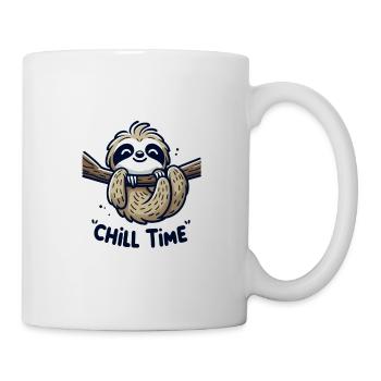 Chill Time - Sloth Illustration - Mug - white - Right