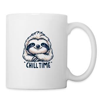 Chill Time - Sloth Illustration - Mug - white - Right