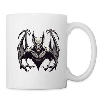 Bat / Vampire / Dracula / Animal / Halloween - Mug - white - Right