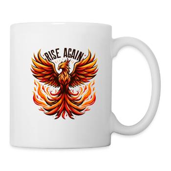 Rise Again - Phoenix Illustration - Mug - white - Right