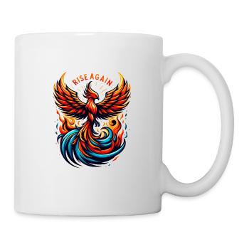 Rise Again - Phoenix Illustration - Mug - white - Right
