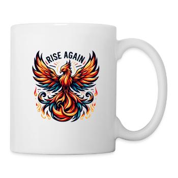 Rise Again - Phoenix Illustration - Mug - white - Right