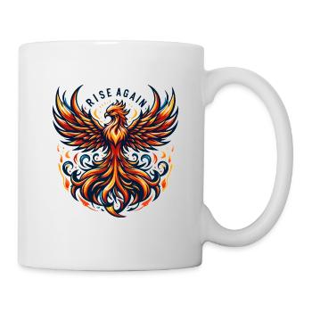 Rise Again - Phoenix Illustration - Mug - white - Right