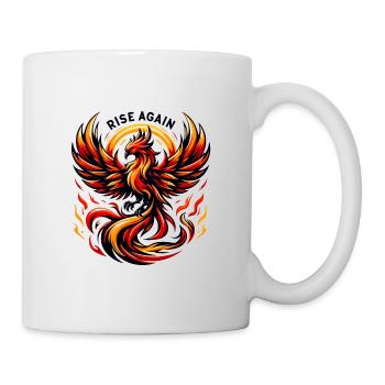 Rise Again - Phoenix Illustration - Mug - white - Right