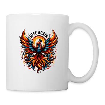 Rise Again - Phoenix Illustration - Mug - white - Right