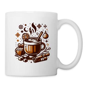 WINTER HOT DRINK COFFEE CAFÉ TEA REST TIME - Mug - white - Right