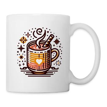 WINTER HOT DRINK COFFEE CAFÉ TEA REST TIME - Mug - white - Right