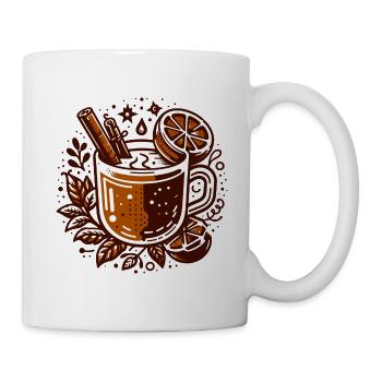 WINTER HOT DRINK COFFEE CAFÉ TEA REST TIME - Mug - white - Right