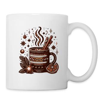 WINTER HOT DRINK COFFEE CAFÉ TEA REST TIME - Mug - white - Right